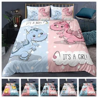 2021 new design 3d digital cartoon printed duvet cover set 1 quilt cover 12 pillowcases single twin double full queen king