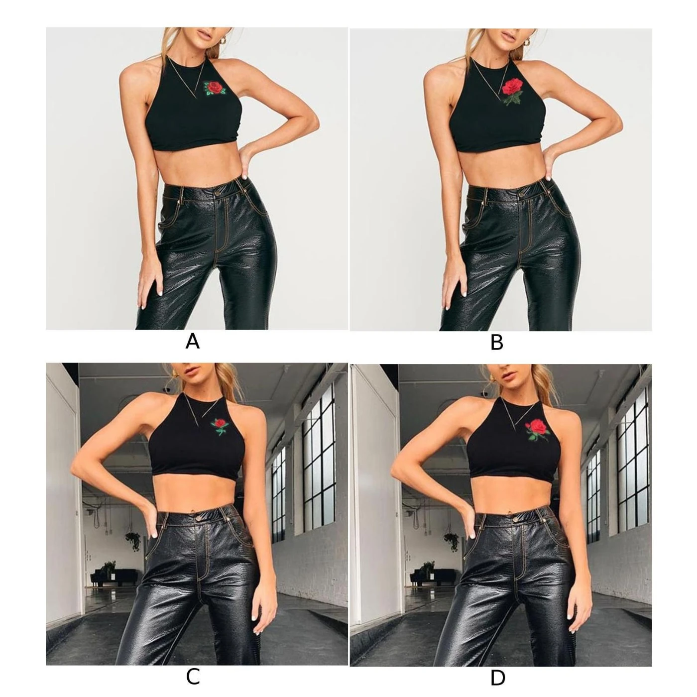 Женские топы Женская майка Клубная одежда Холтер шеи модная блузка для вечеринок