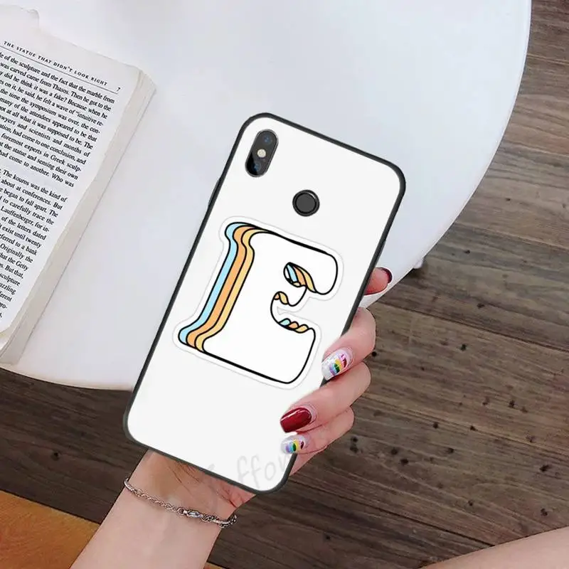 

Cute letter design Phone Case For Xiaomi Redmi 7 9t 9se k20 mi8 max3 lite 9 note 8 9s 10 pro Soft Silicone Shell Cover Funda