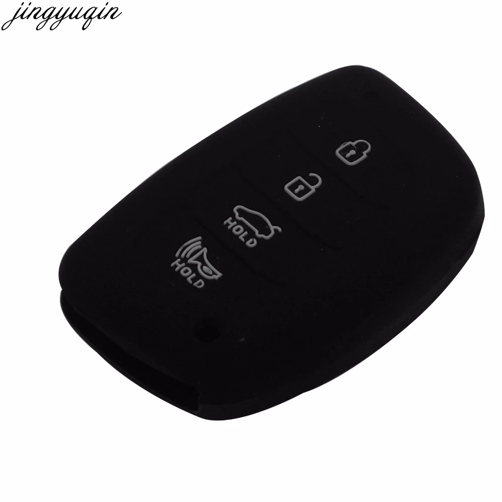 Силиконовый дистанционный флип Стайлинг для автомобиля чехол ключей 4 кнопки