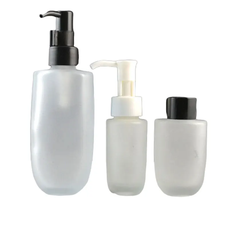 50 100 мл u-образная стеклянная бутылка Forsted черная/белая эмульсионная с насосом