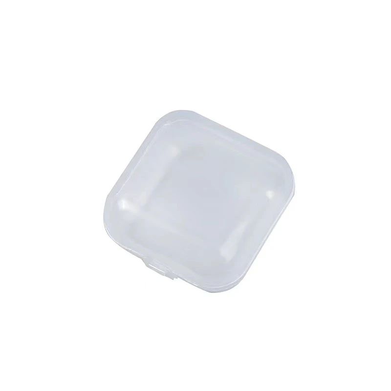 

3Pcs Mini Plastic Transparent Storage Box Portable Square Small Jewelry Box Pill Box Parts Tool Box Memory Card Earplug Case