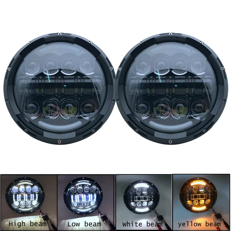 7-дюймовая светодиодная фара для Unlimited Rubicon uaz4x4 Land Rover Hummer Suzuki Samurai Nissan Toyota Mazda Mercedes