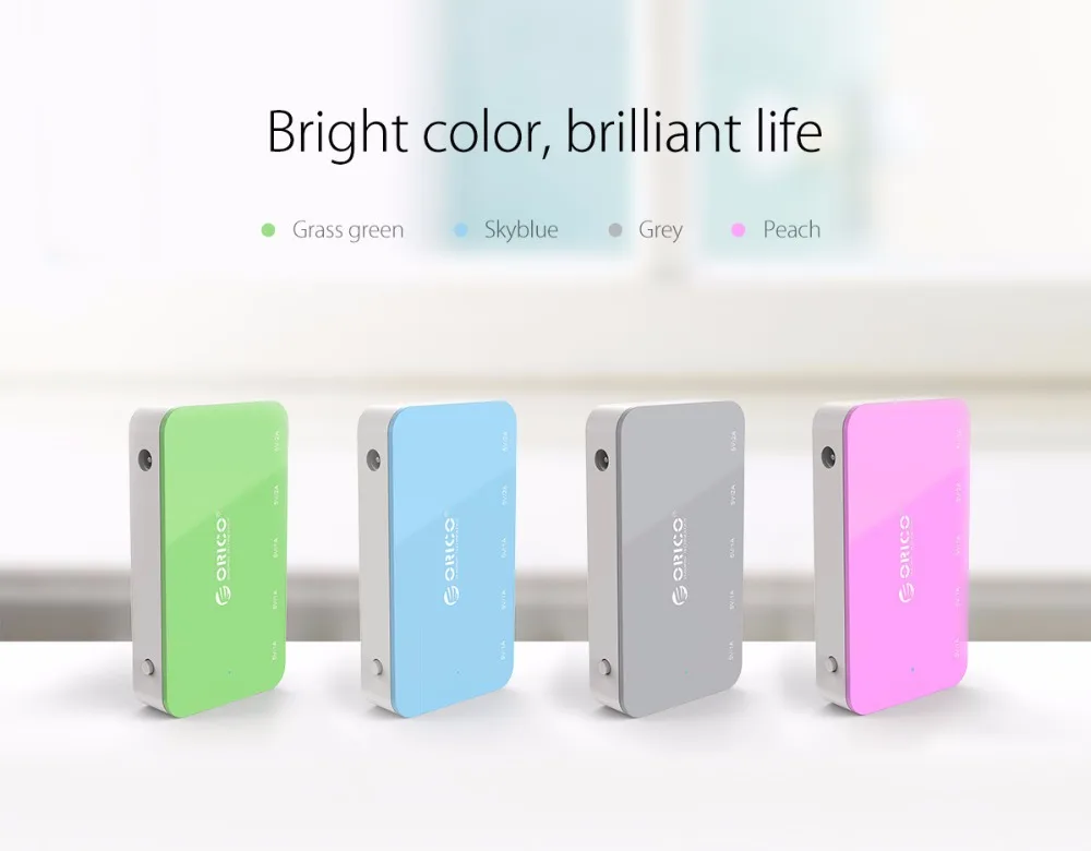 ORICO зарядное устройство для мобильного телефона 5 портов USB настольное зарядное устройство универсальное умное зарядное устройство для Xiaomiwei huawei samsung