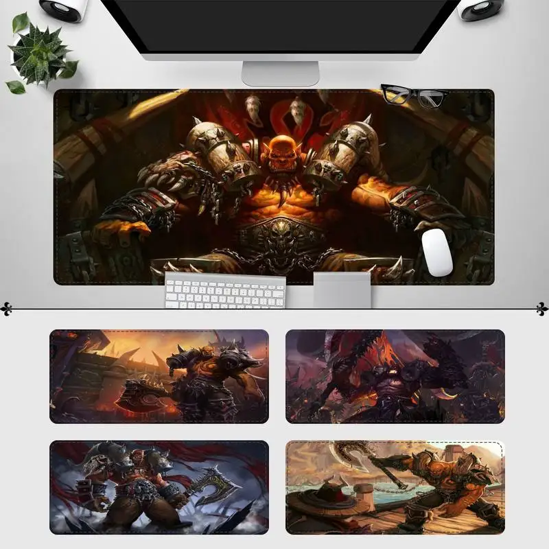 

Popolar Orgrim Mouse Pad Laptop PC Computer Mause Pad Desk Mat For Big Gaming Mouse Mat For Overwatch/CS GO