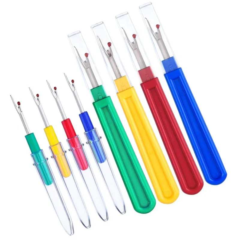 

Hot Sell Thread Cutter Seam Ripper Stitch Unpicker Sewing Tool Plastic Handle Craft Tool Material 4pcs Material Para