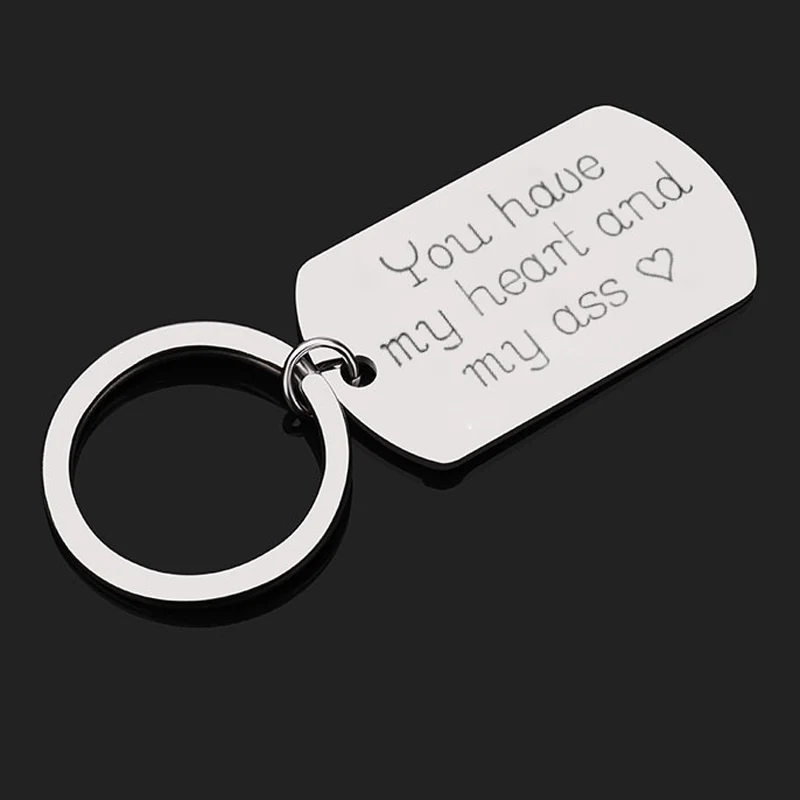 У вас есть мое сердце и брелок для ключей Для женщин мужчин ювелирные изделия