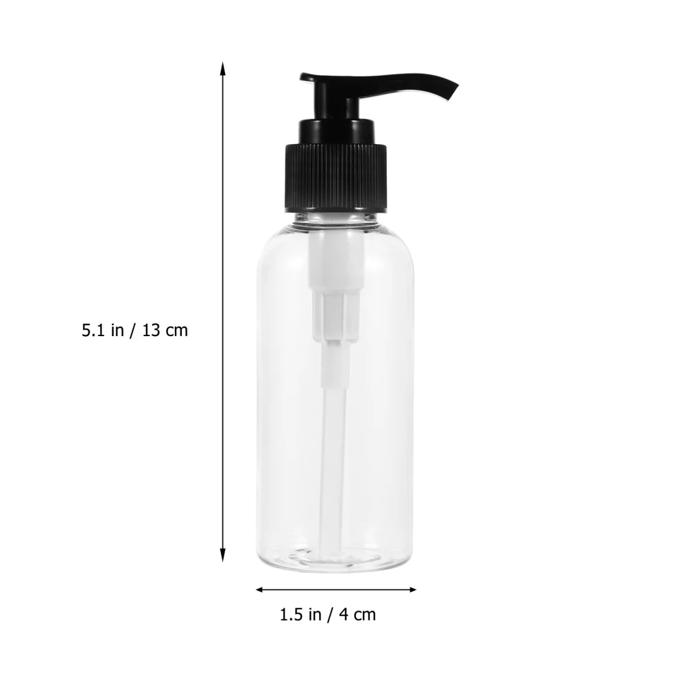

6pcs 100ml Lotion Bottles Portable Empty Pump Bottles Storage Bottles