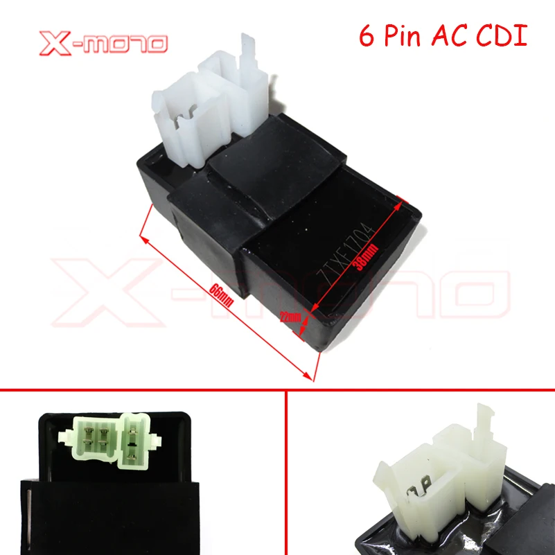 4/5/6 Pin AC/DC CDI Коробка зажигания для мотоцикла GY6 CG воспламенитель 50cc 60cc 80cc 100cc 125cc 150cc