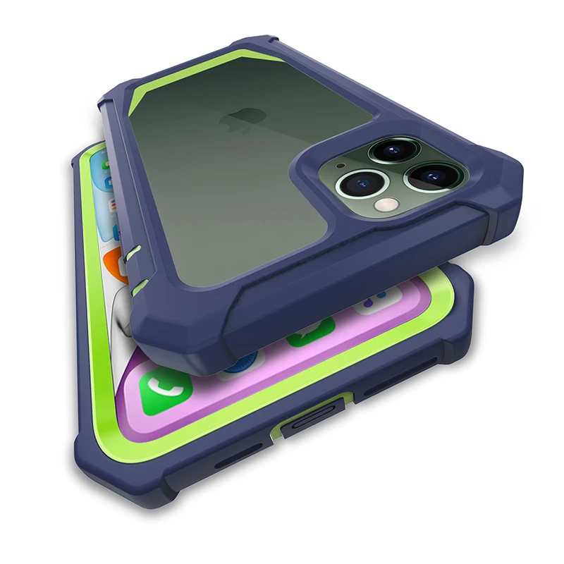 360 Защитный стильный противоударный чехол контрастных цветов для Apple IPhone SE(2020) 11 Pro