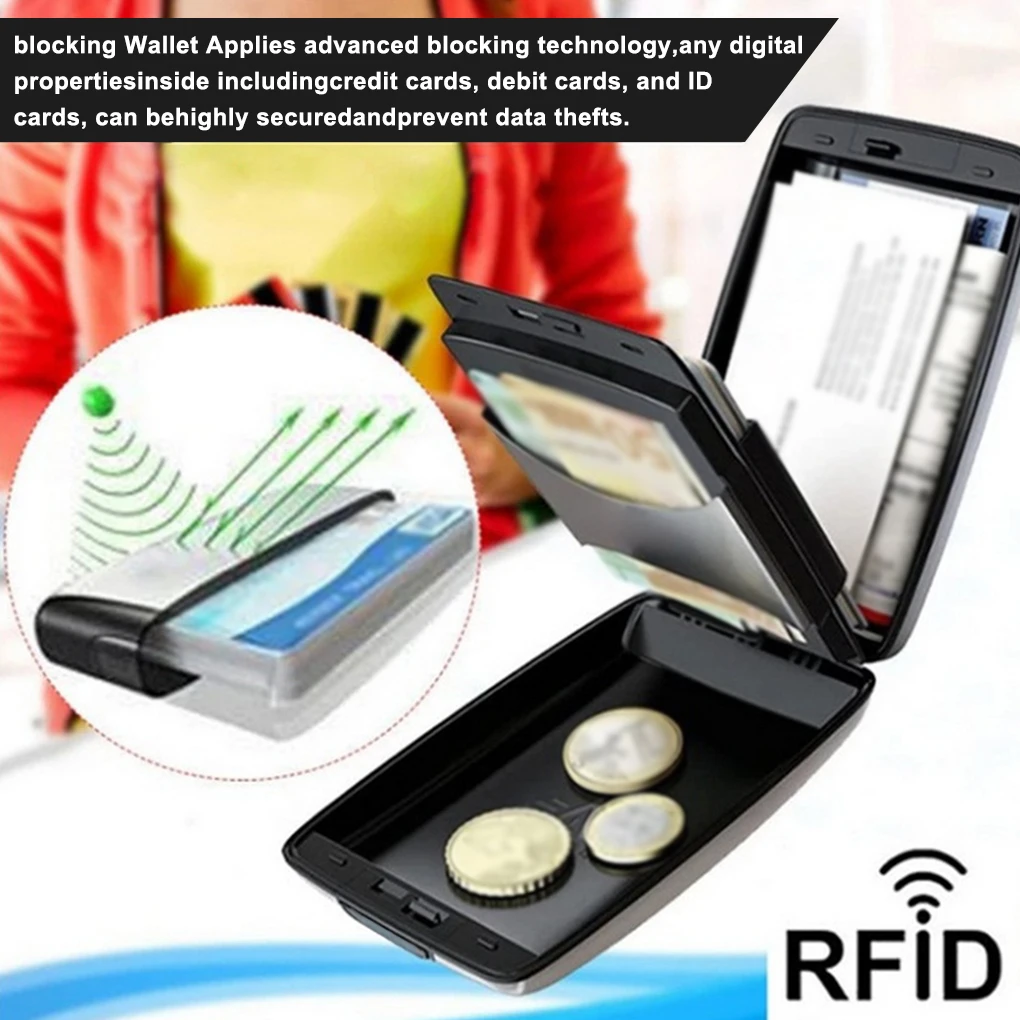 Новый надежный RFID-кошелек для депозита и выдачи кредитных карт Мужской Женский