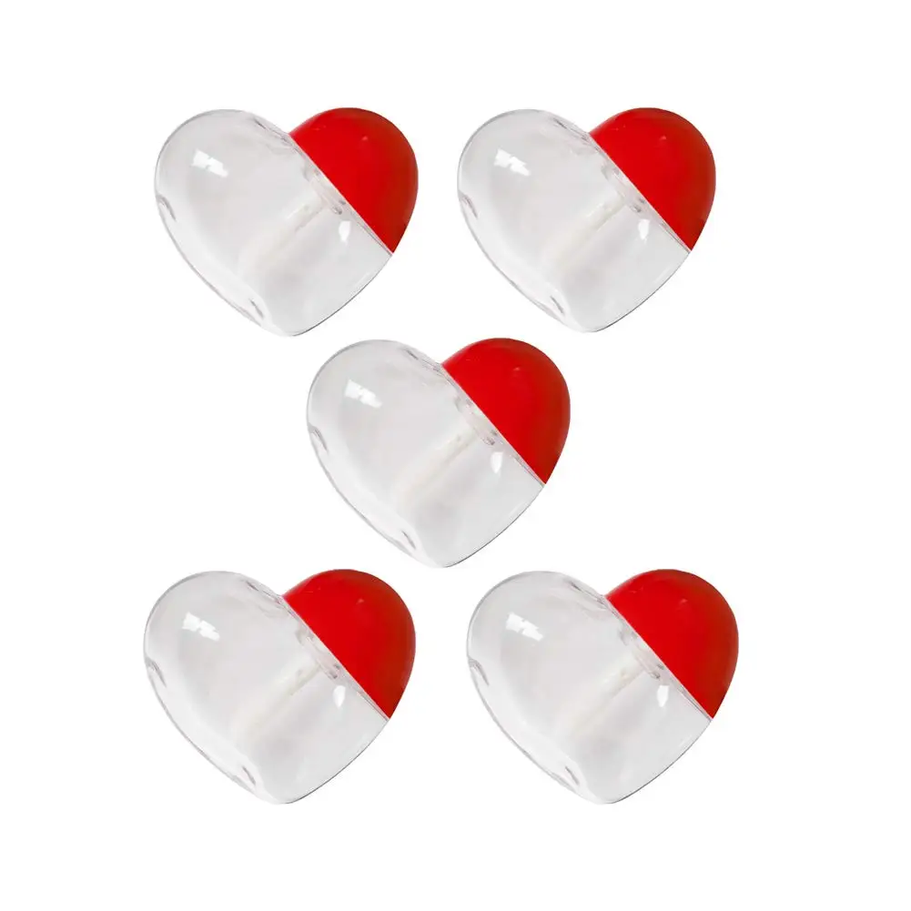 

20 pieces Empty Lip Gloss Wand Tubes, 5ML Empty Heart Shaped Lip Balm Tube for Women Girl DIY Cosmetics Valentine's Day Present