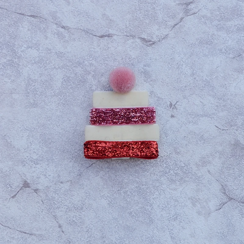 2019 Baby Toddler Kids Wool Bow Tiny Petite Dainty Hairpin Chirstmas Hair Clips Vintage For Girls Party life | Детская одежда и