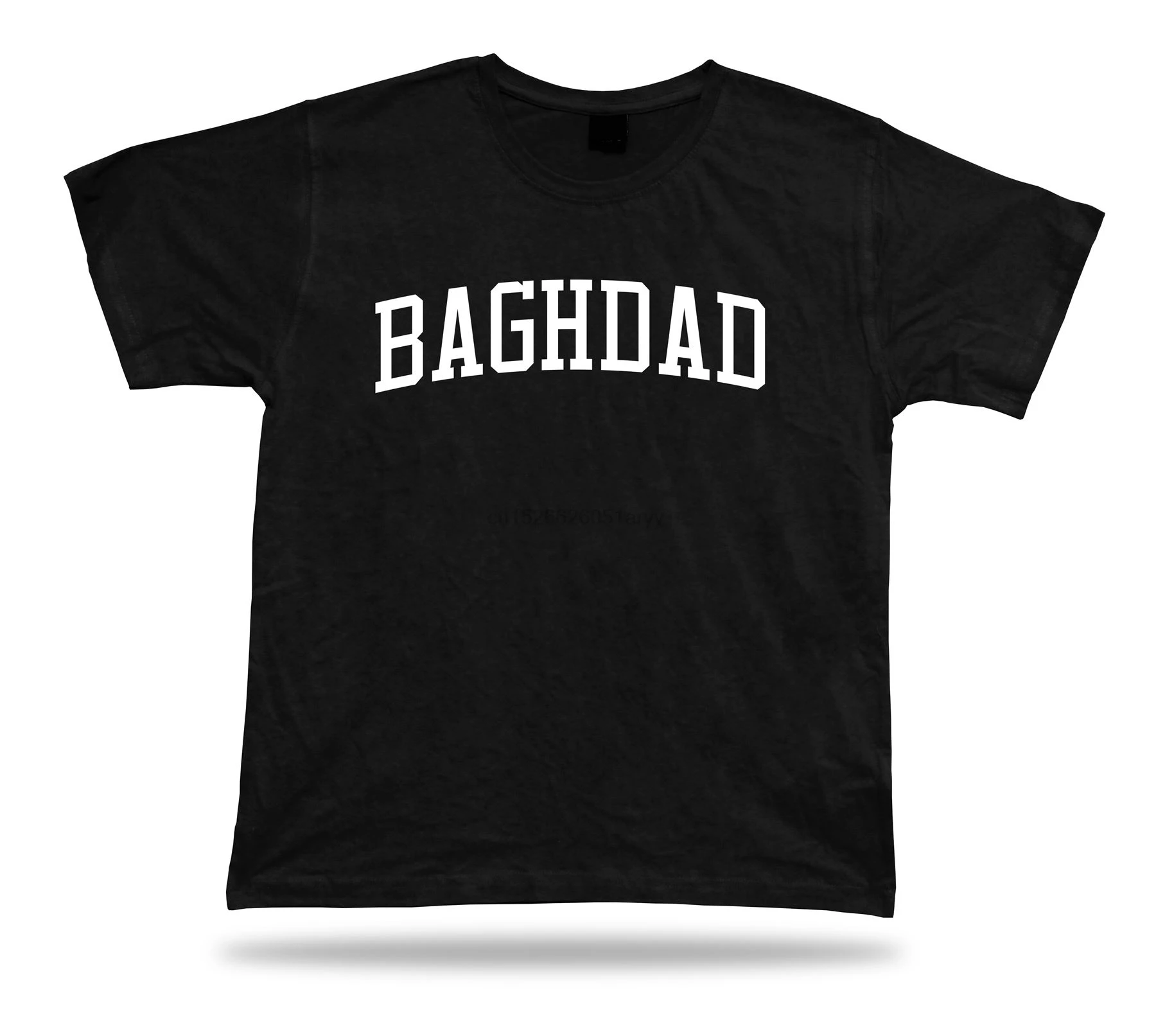 

T-Shirt 100% Cotton Stylish Classic Apparel Great Gift Idea Casual Baghdad Iraq Hip Hop Clothing Cotton Short Sleeve T Shirt