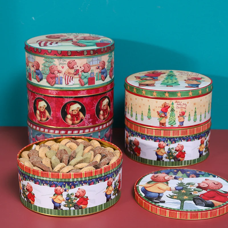 5 / 6 дюймов милый медведь коробка для конфет печенья упаковки праздничный розовый