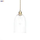 Винтажный подвесной светильник IWHD в стиле лофт, декоративная лампа Эдисона для спальни, столовой, 4 Вт, стеклянные медные промышленные светодиодные осветительные приборы