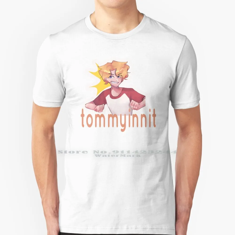 , T Shirt Cotton 6XL Dream Dreamteam Dreamwastaken Sapnap Dttwtr Mxmtoon Tomm Yinnit Technoblade Skeppy Smp Vintage Newspaper