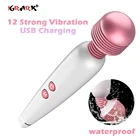 Женский Вибратор для стимуляции клитора, 6 скоростей, USB-зарядка, массажер точки G, товары для взрослых, интимные игрушки для взрослых