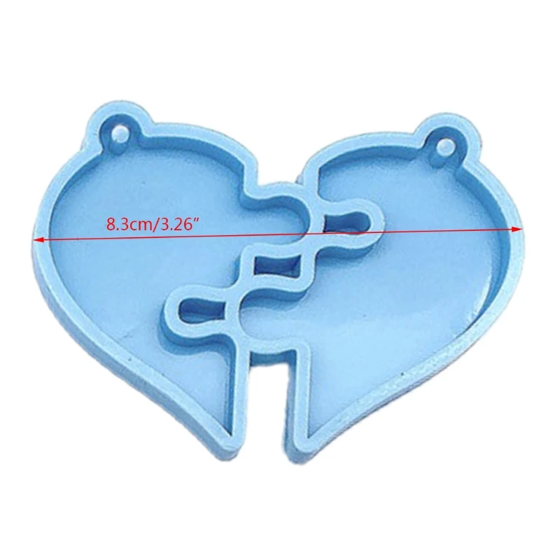 

DIY Pendants Crafts Jewelry Epoxy Resin Mold Valentine Keychain Silicone Mould
