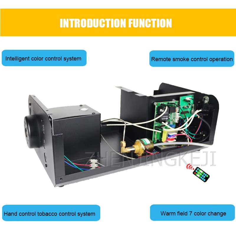 

220v~240v Effects Smoke Machine Constant Temperature Smoke Machine Colorful Stage Spray Machine Small Dry Ice Smoke Machine