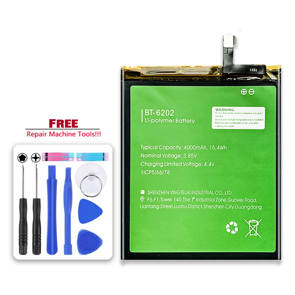 

4000mAh Replacement Battery BT-6202 For LEAGOO M 11 M11 Mobile Phone