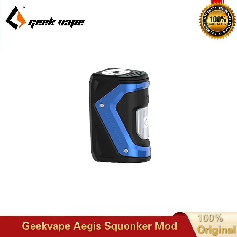 Оригинальный мод Geekvape Aegis Squonker 100 Вт TC бокс-мод с бутылкой 10 мл аккумулятор 18650