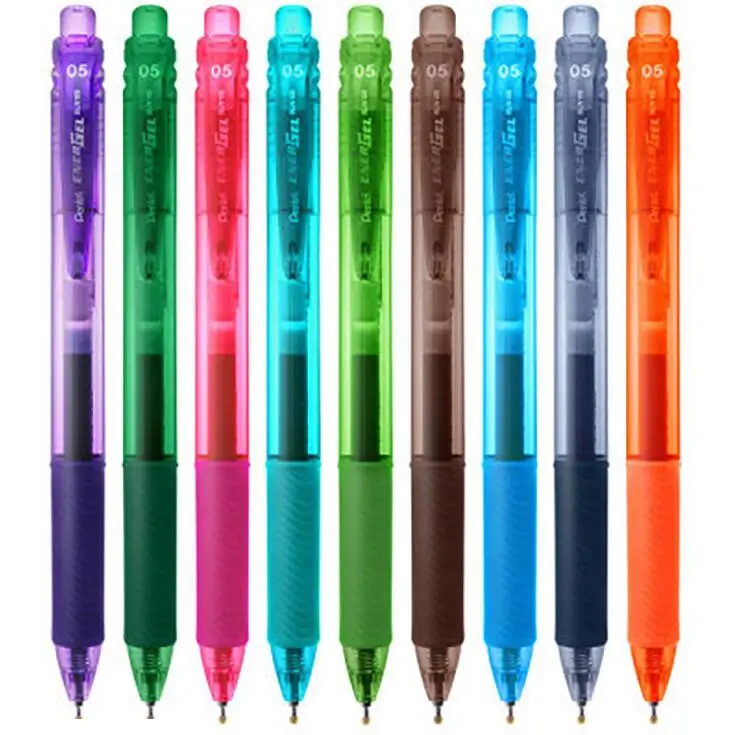 Pentel BLN105 ENERGEL 0 5 мм разноцветная гелевая ручка гелевые чернила х ручки