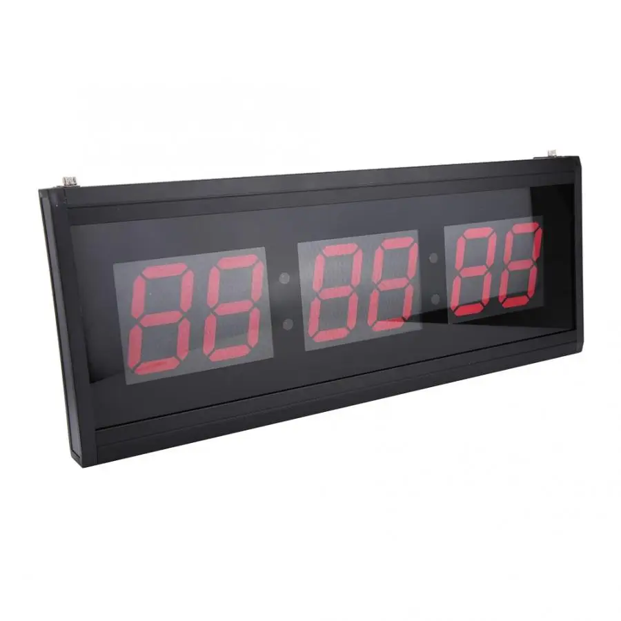 Электронные настенные часы светодиодный экран вилка европейского стандарта 110 240