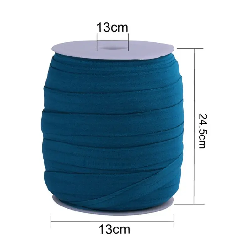 

100m Elastic Bands 15mm Flat Rubber Stretch Rope Cord for DIY Protective Cap Crafts Clothes Garment Sewing Accessories