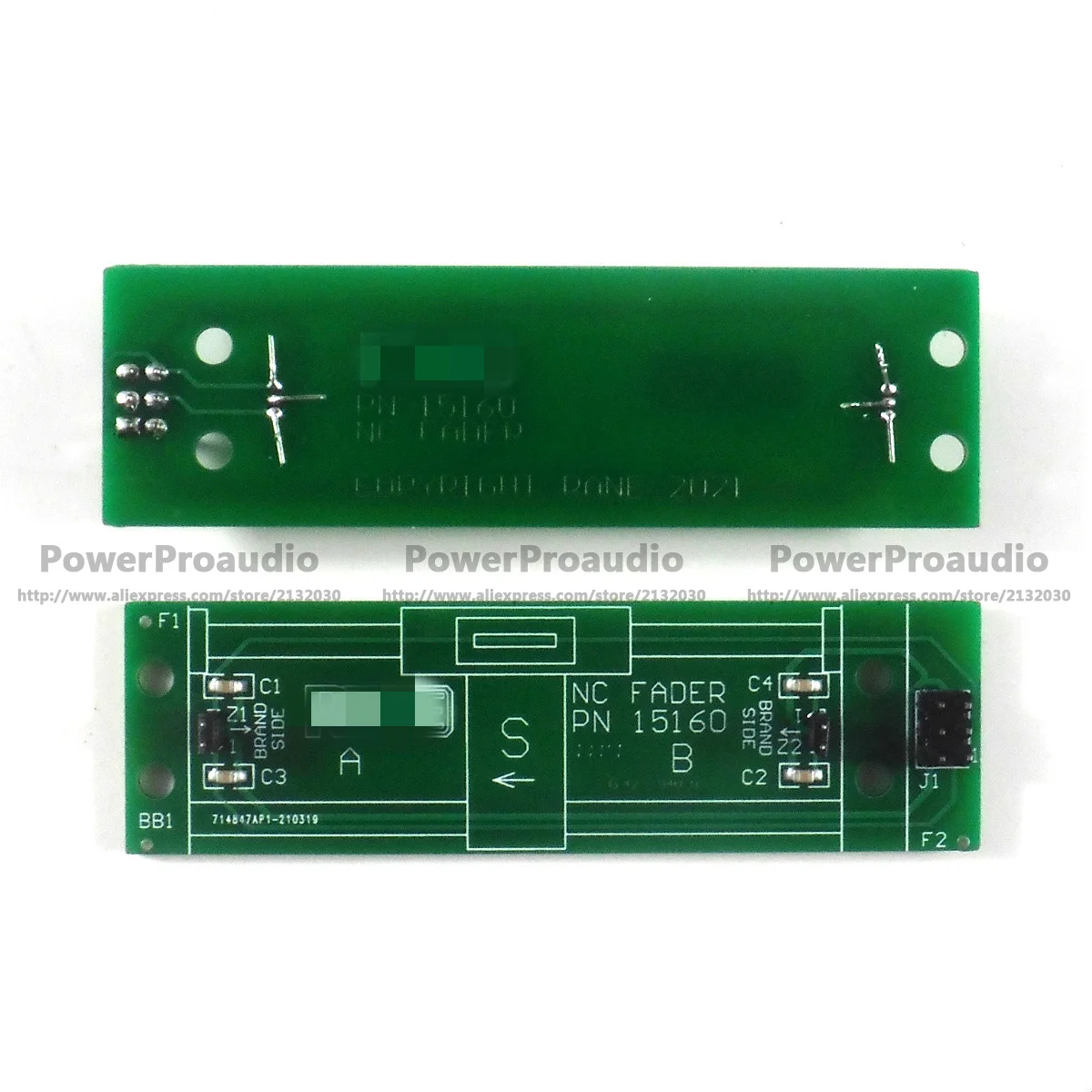 2 шт. сменный фейдер для RANE Hall Sensor PCB Assy TTM57sl TTM56 TTM56s DJ миксеры PN15160|Аксессуары