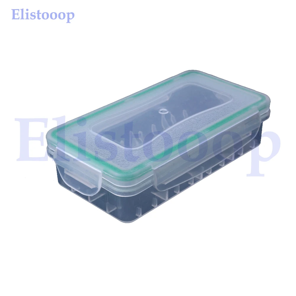 Пластиковый Чехол для аккумуляторов прозрачный контейнер хранения батарей 18650