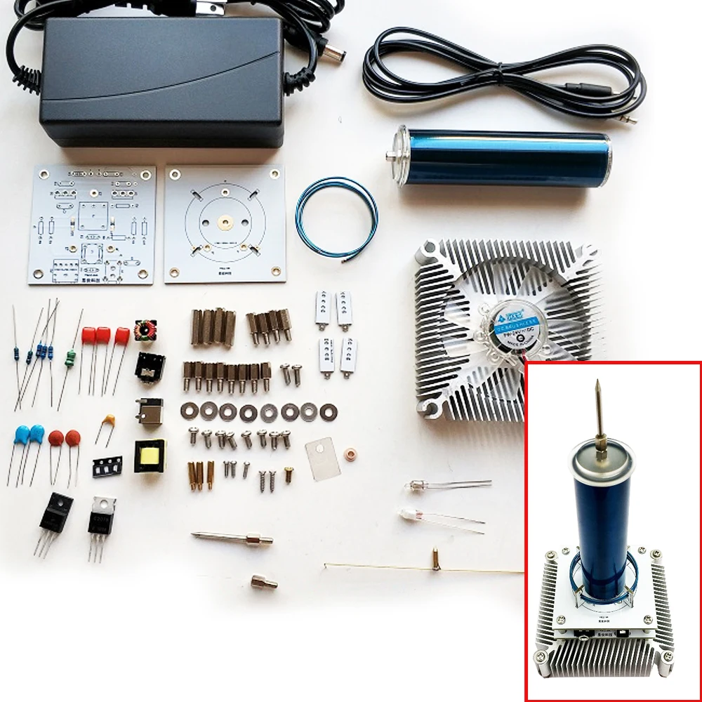diy tesla coil kit Plasma DC30V 3A amplifier music tesla coil plasma speaker Space lighting Electronic technology experiment