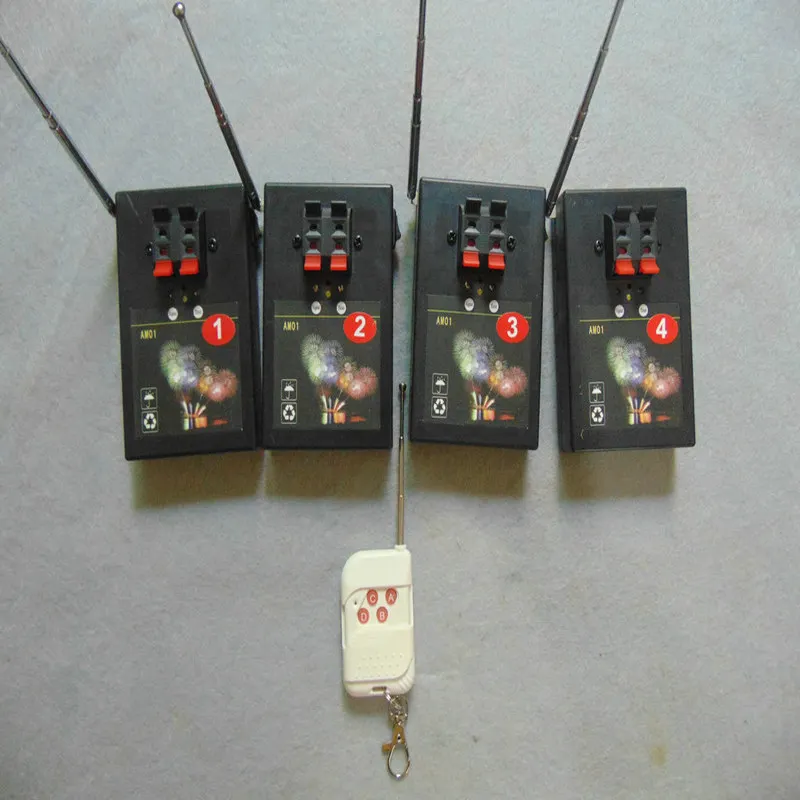 Передатчик для вечевечерние DMX сцены 4 сигнала фейерверк Дистанционное