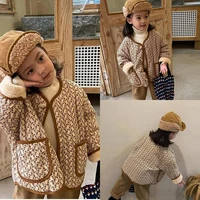 new baby girls winter autumn cotton warm jacket coat thick%c2%a0long sleeve plus velvet%c2%a0formal soft party kids%c2%a0overcoat outwear