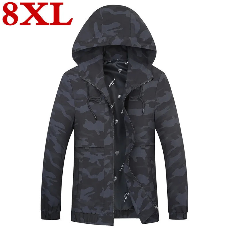 Весна и осень большие размеры 2020 Новинка 8XL 7XL 6XL мужская повседневная куртка с