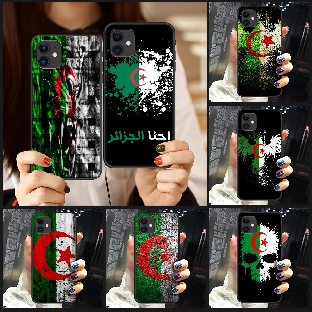 Чехол для телефона с изображением флага Алжира чехол iphone 5 5s se 2 6 6s 7 8 12 mini plus X XS XR 11