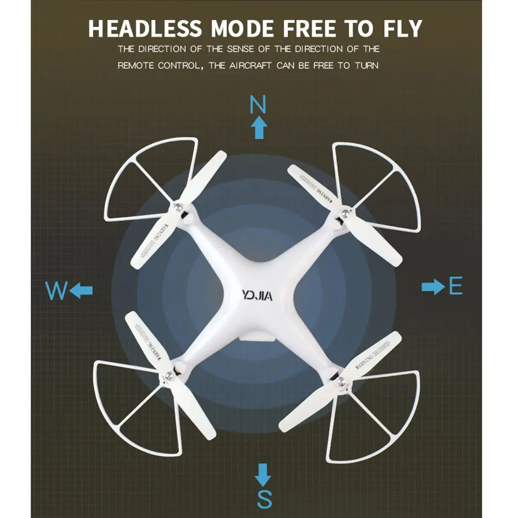 D68W 3 2 4G RC Selfie Smart Drone Quadcopter Aircraft UAV с 0.3MP Wifi FPV Live Video Camera высота удерживает 360