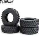 Колесные шины YEAHRUN Tamiya, резиновые шины 30 мм для колес 114 Tamiya, ступицы для радиоуправляемого гусеничного эвакуатора, аксессуары для грузовиков