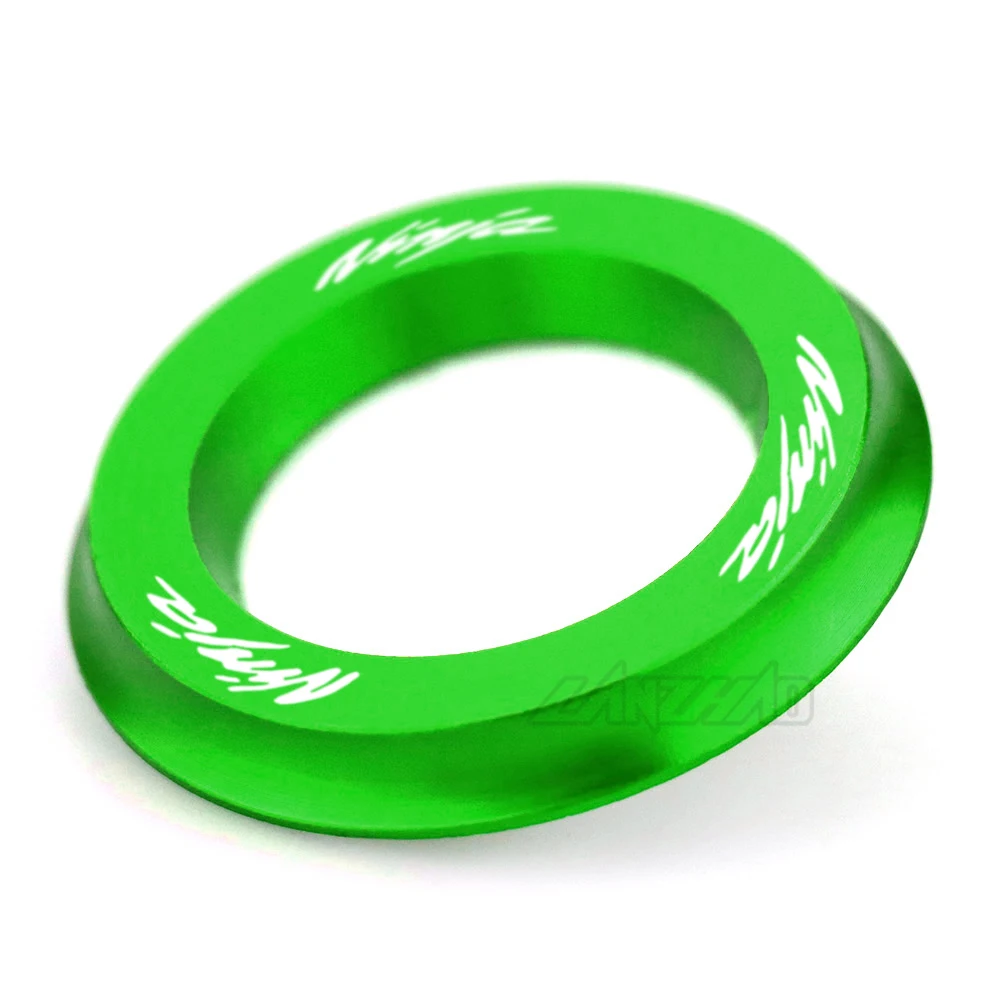 Мотоцикл Ниндзя переключатель зажигания кольцо CNC аксессуары для Kawasaki NINJA 250 300 400