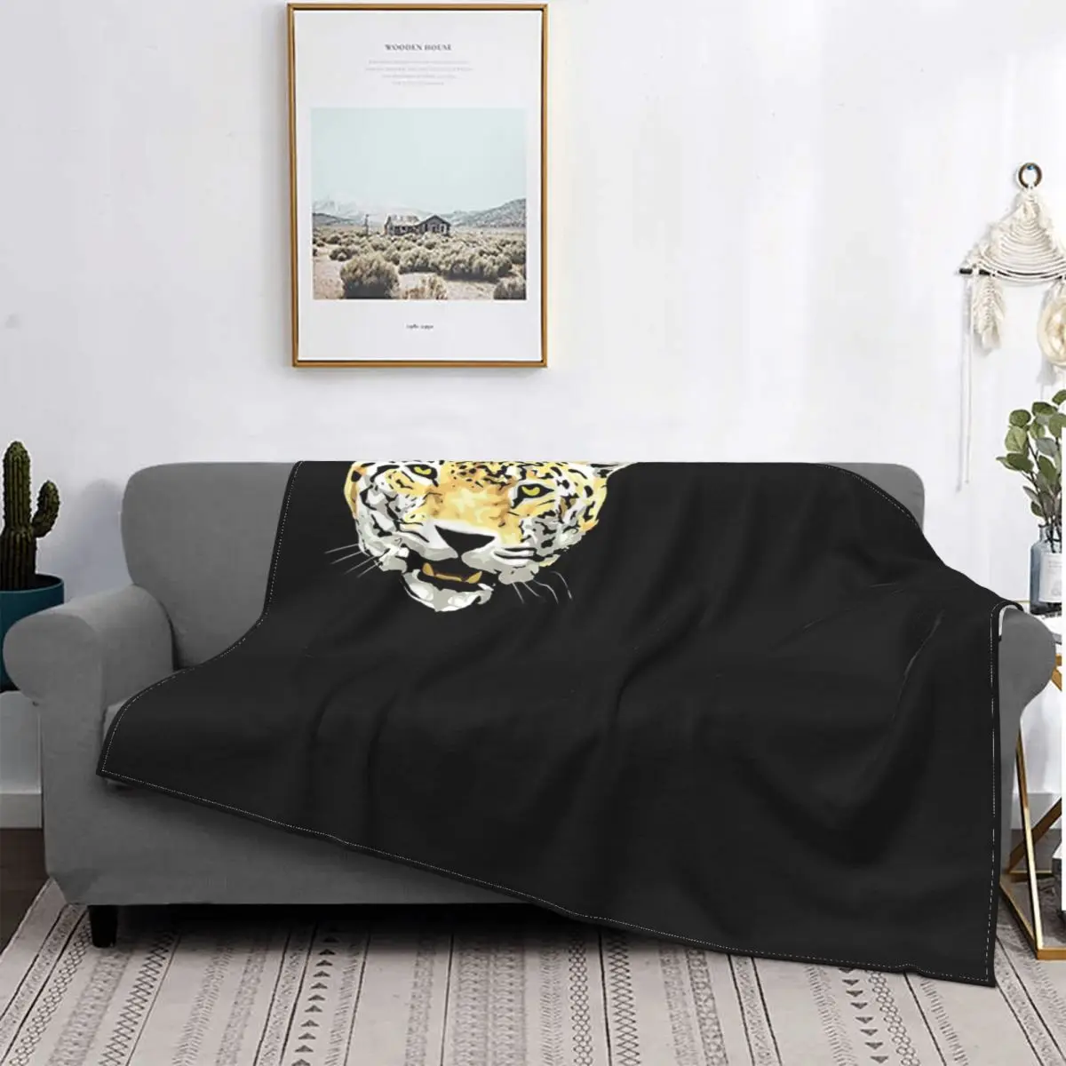 

3D Jaguar Blanket Bedspread Bed Plaid Comforter Bedspread 90 Thermal Blanket Summer Bedspreads