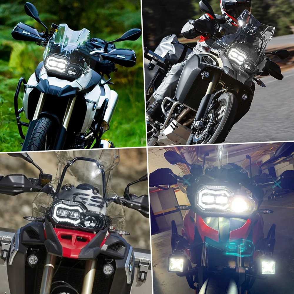 

For BMW F800R 2006-2016 2015 2014 F 650 700 GS F800GS ADV Adventure F800R Motorcycle LED Headlights Assembly With H/L Beam DRL