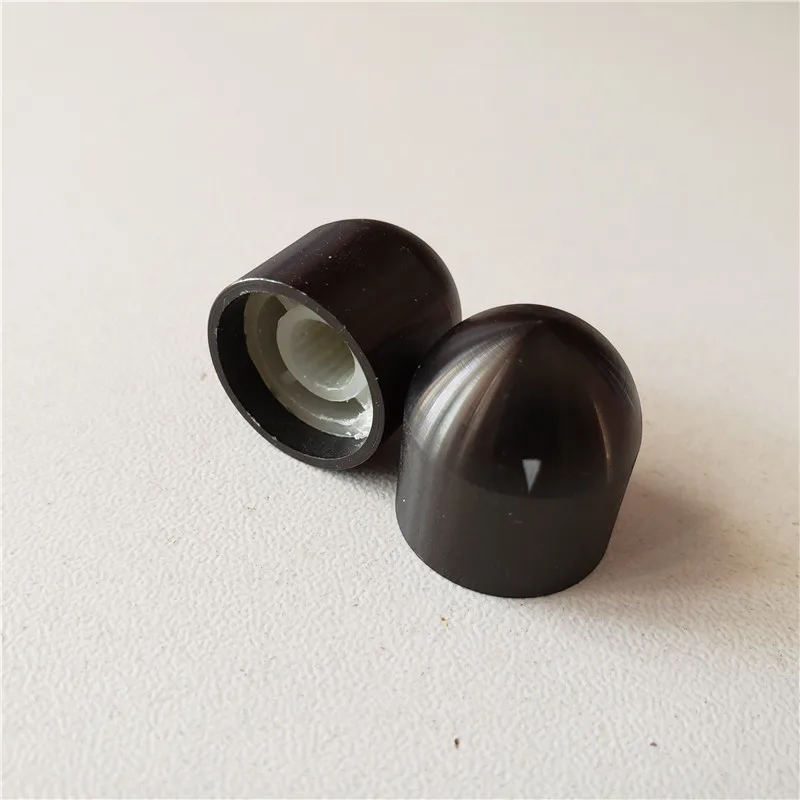 Ручка потенциометра с алюминиевой пластиковой крышкой гладкая цилиндрическая