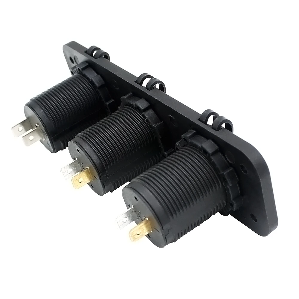 Адаптер питания зарядное устройство Автомобильная панель гнездо сплиттер