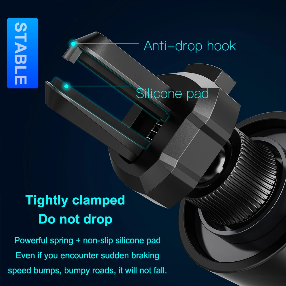 KEYSION Автомобильный держатель для телефона на присоске с адсорбцией iPhone 11 Pro XS Max