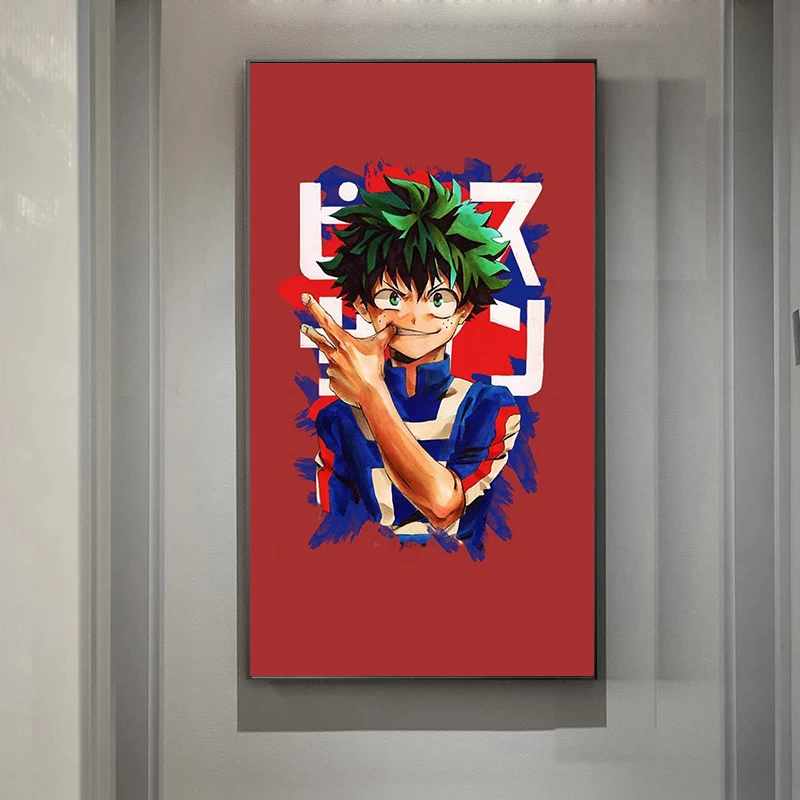 

Мой герой академическое Аниме Манга настенный художественный принт Декор постер, 20x28 дюймов, без рамки