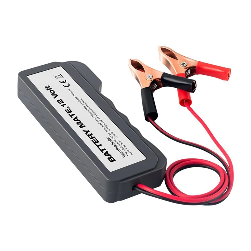 

12V Car Digital Battery Tester 6 LED Light Display Alternator Diagnostic Tool For Vehicle Truck Auto Motorcycle Tools