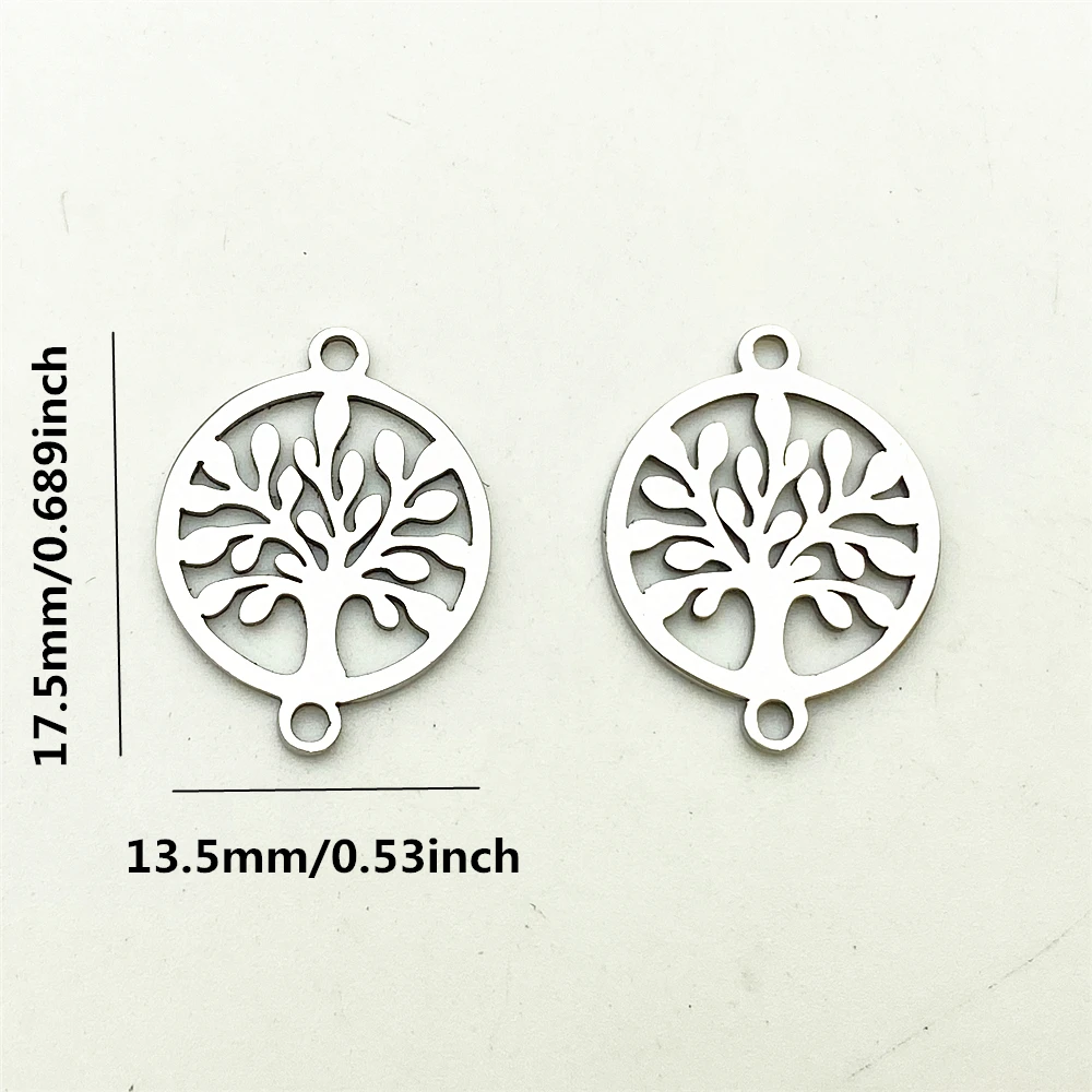 10 шт./Лот подвеска в виде рождественской елки из нержавеющей стали|Ювелирная