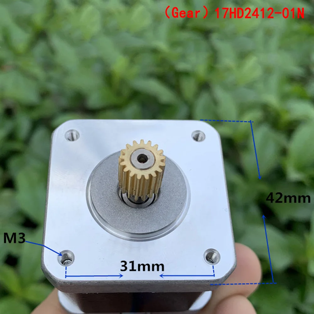 42 Stepper Motor DC 3V 3.7V 4.6V High Torque 2 Phase 4 Wire 42mm Square Gear for Engraving Machine Electric 3D Printer | Обустройство