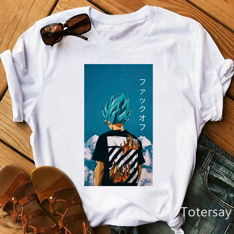 

Cute Funny Super Mode Japan Cartoon Print Anime Clothes Women T Shirts Femal Funny T-Shirts Summer Tops Harajuku
