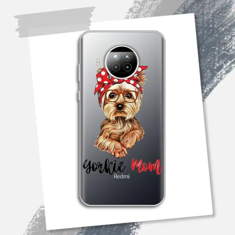 

Yorkshire terrier dog Newest Phone Case Transparent for xiaomi redmi note 8 9 9s 11 10t lite pro